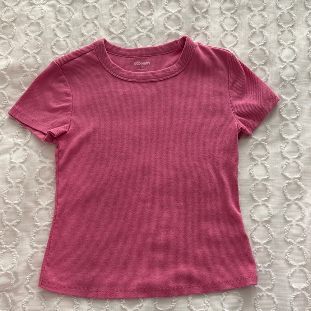 Old Navy Pink Short Sleeve Tee